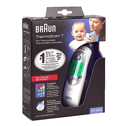 Braun Thermoscan 7 Ear Thermometer IRT6520 For infants Children Adults