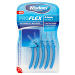 WISDOM PROFLEX 5 Interdental Brushes Per Pack 0.6 mm Blue ISO SIZE 3