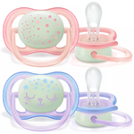 Philips Avent Ultra Air Night Soother 0-6M 2pk